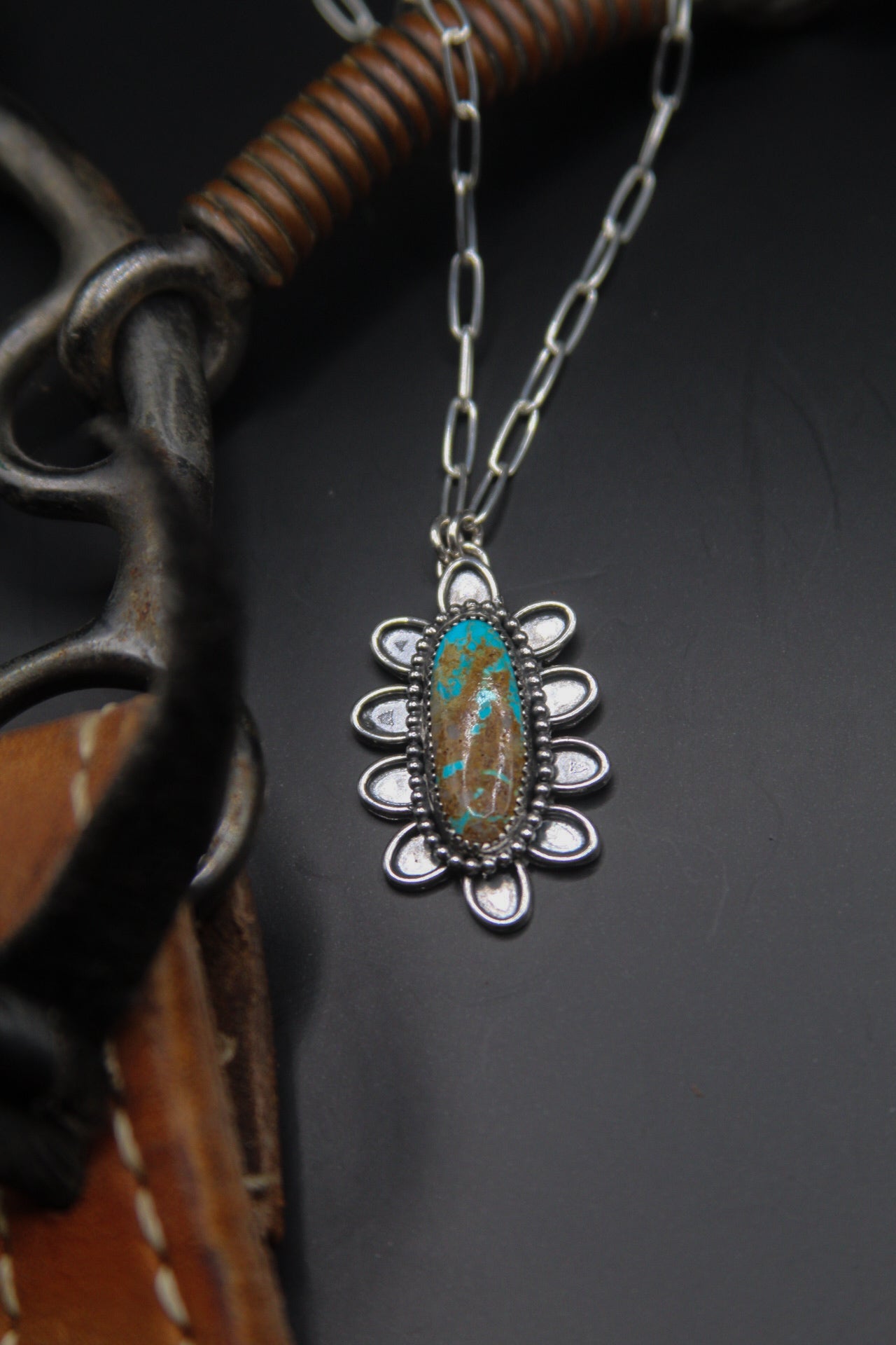 Sonoran flower necklace