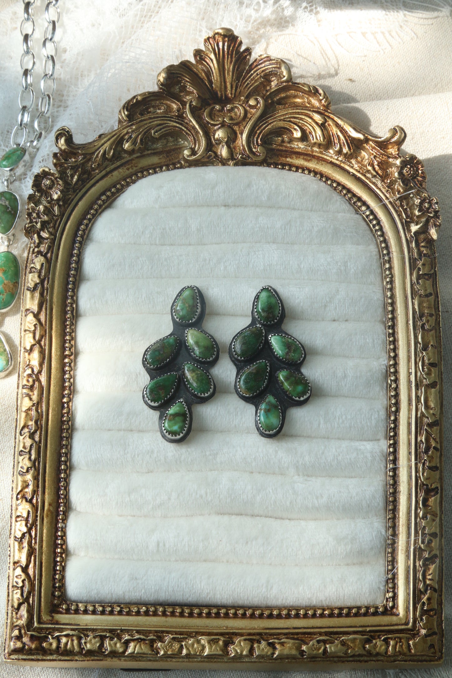 Sonoran gold 6 stone earrings