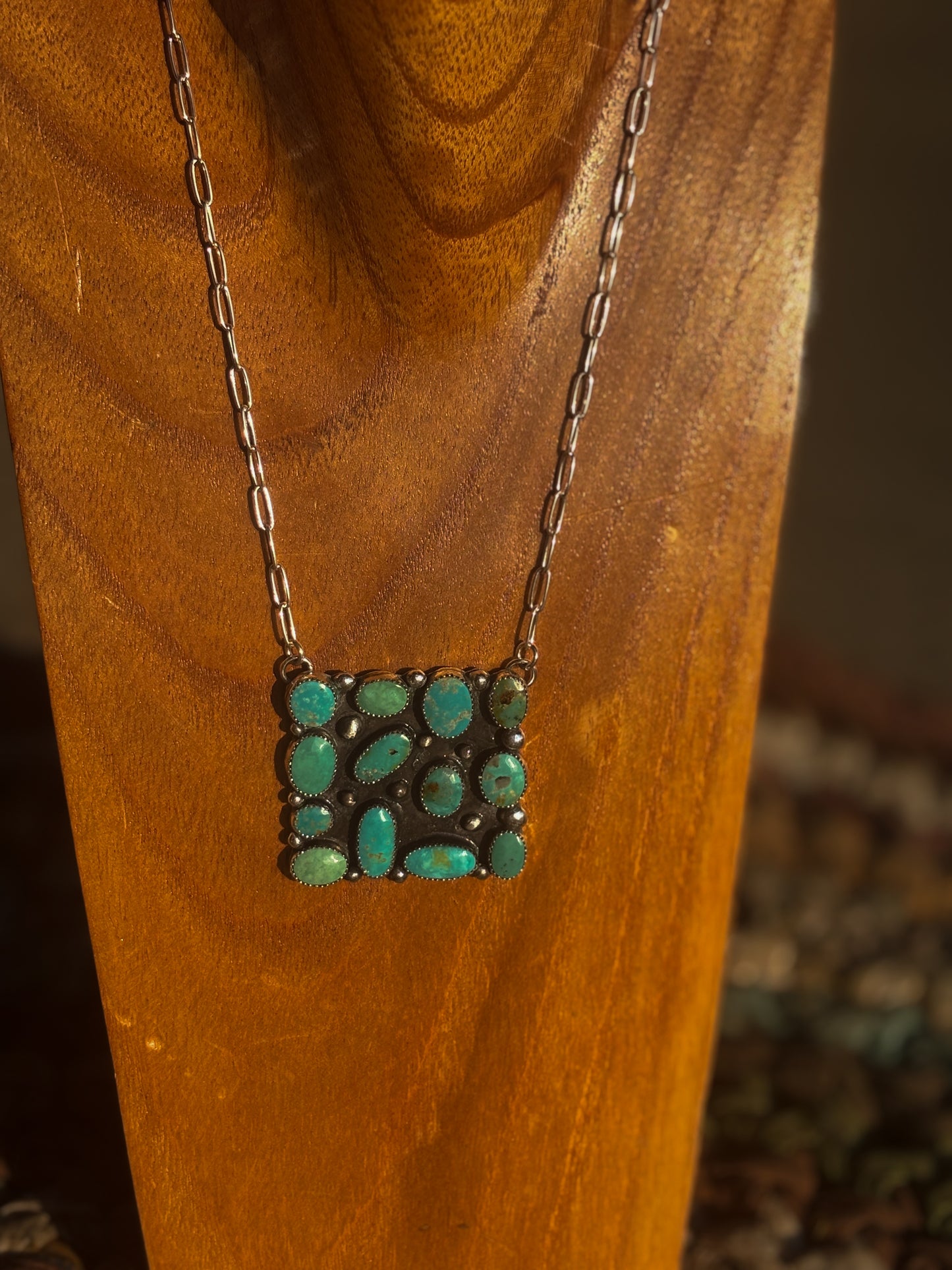 Sonoran Cluster Necklace 15.5”