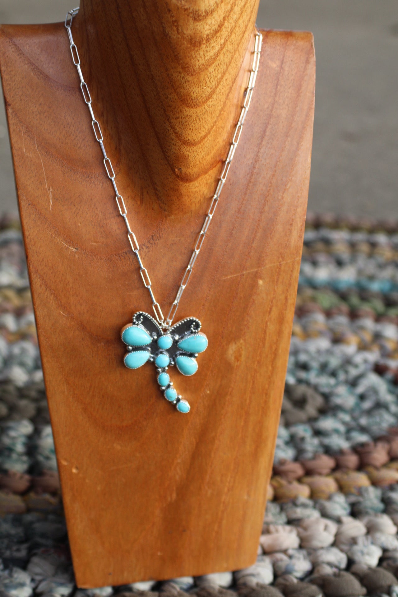 Whitewater dragonfly necklace