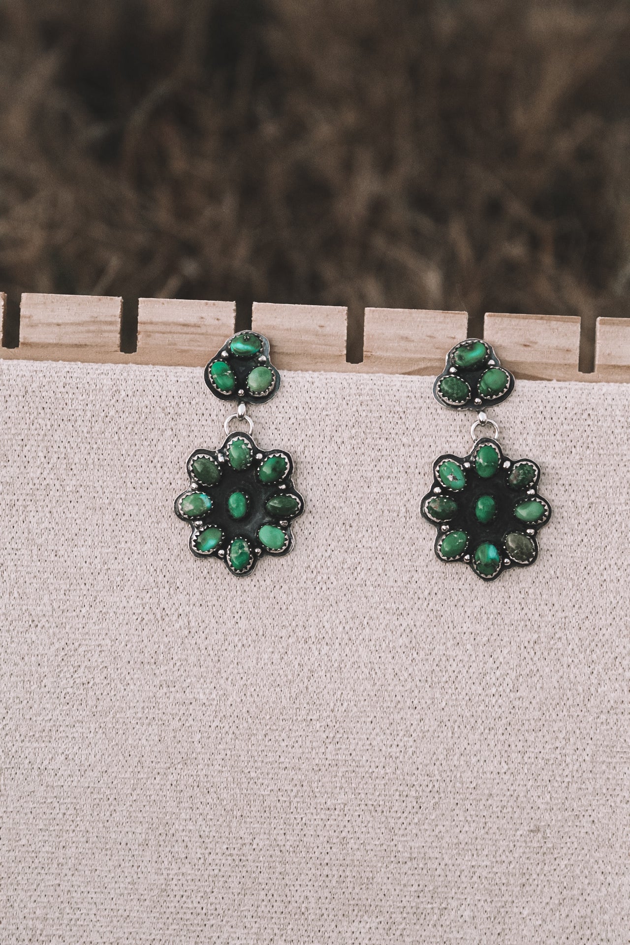 Sonoran gold drop earrings