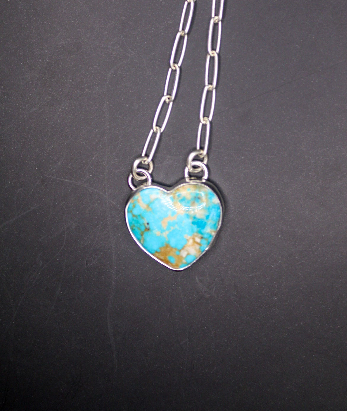Turquoise heart necklace
