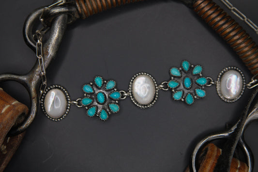 Whitewater/mother of pearl necklace OR bracelet