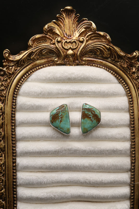 Turquoise earring studs