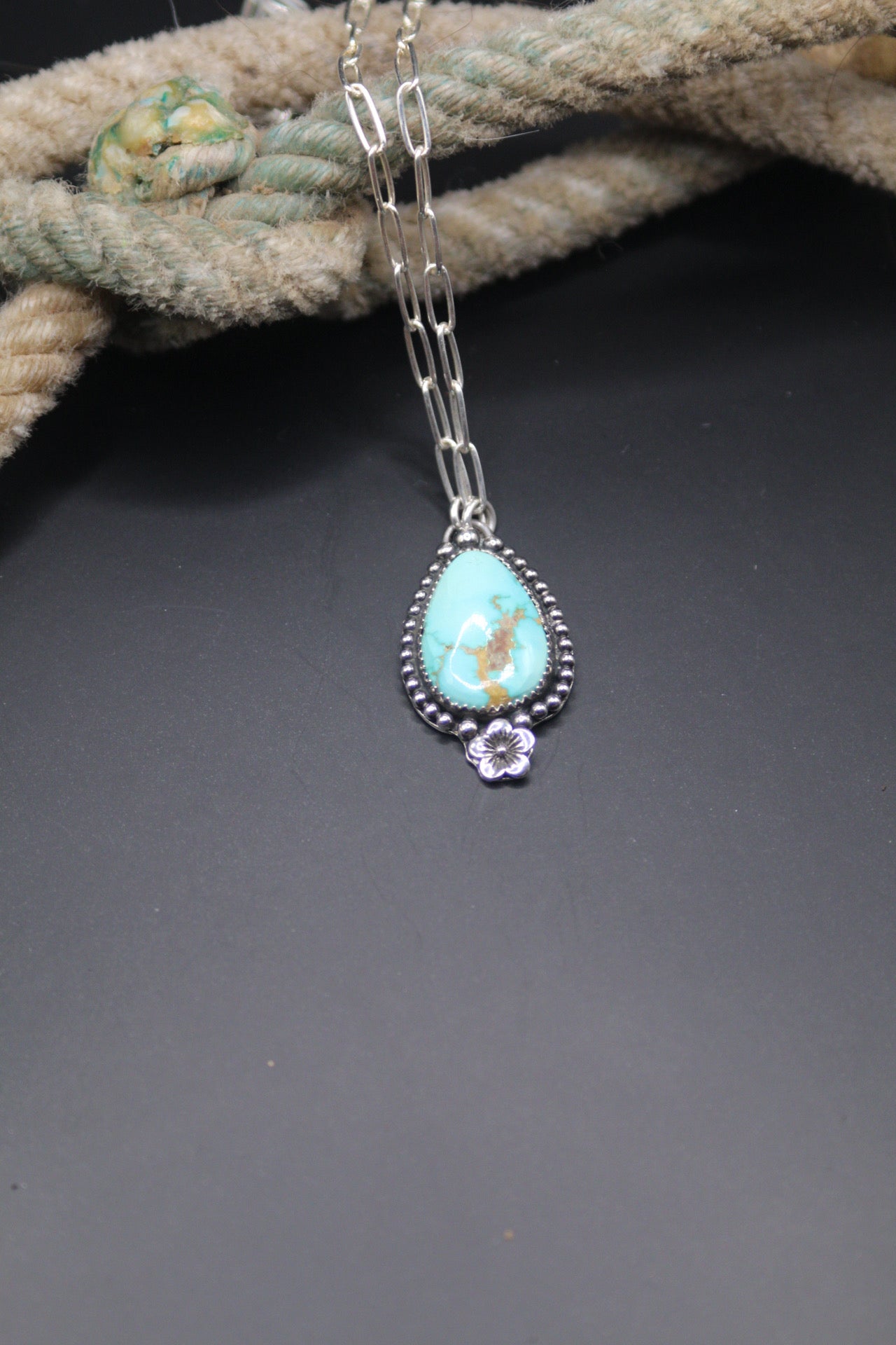 Sonoran flower necklace