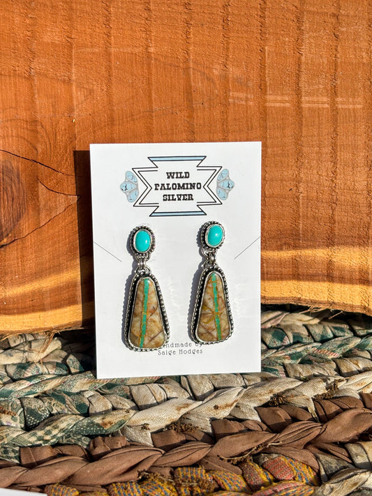 Royston Ribbon & Kingman earrings
