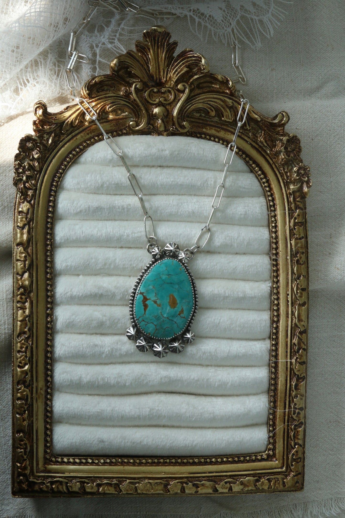 Sonoran statement necklace on 17” chain