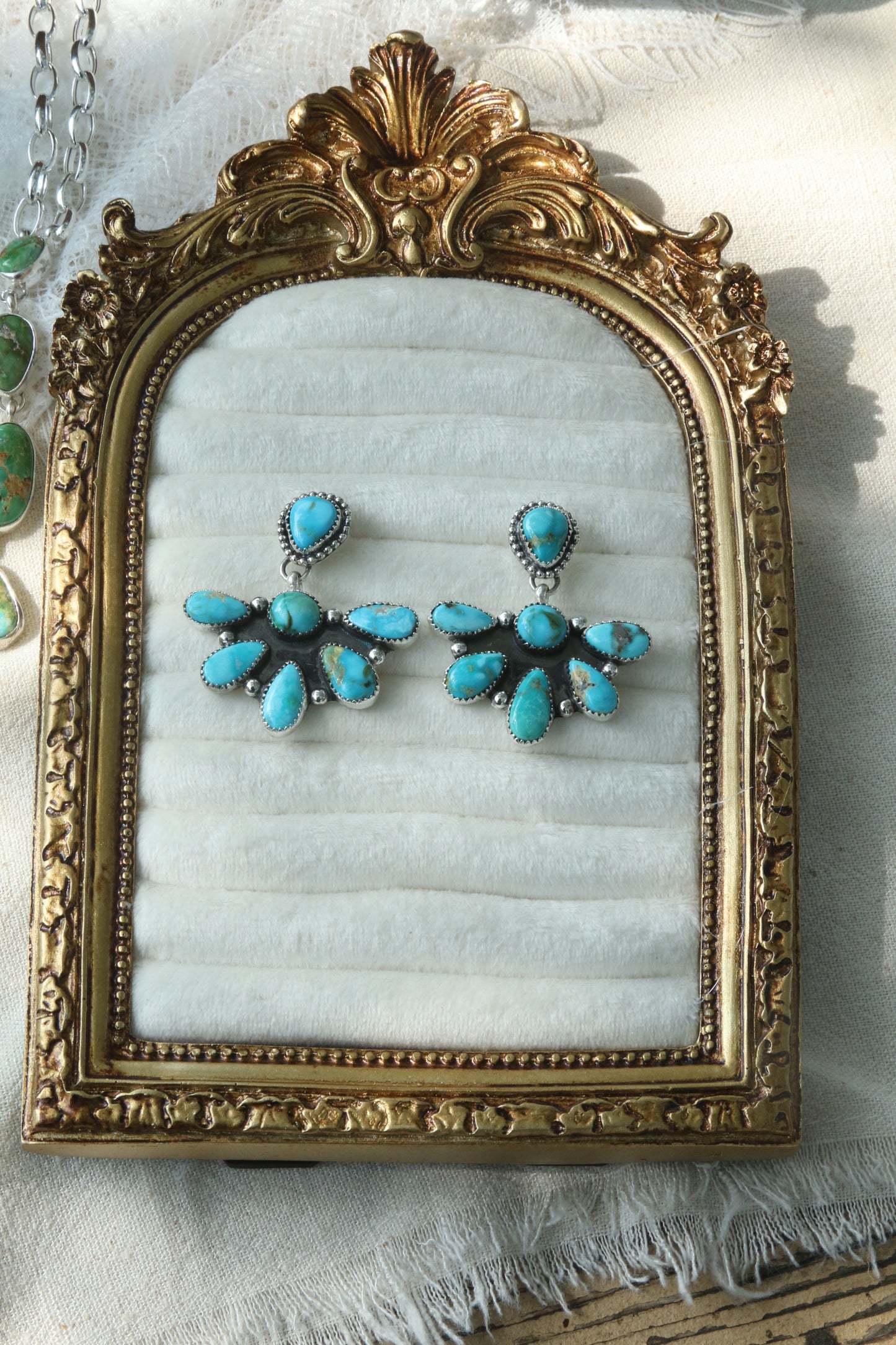 Sierra Bella cluster dangle earrings
