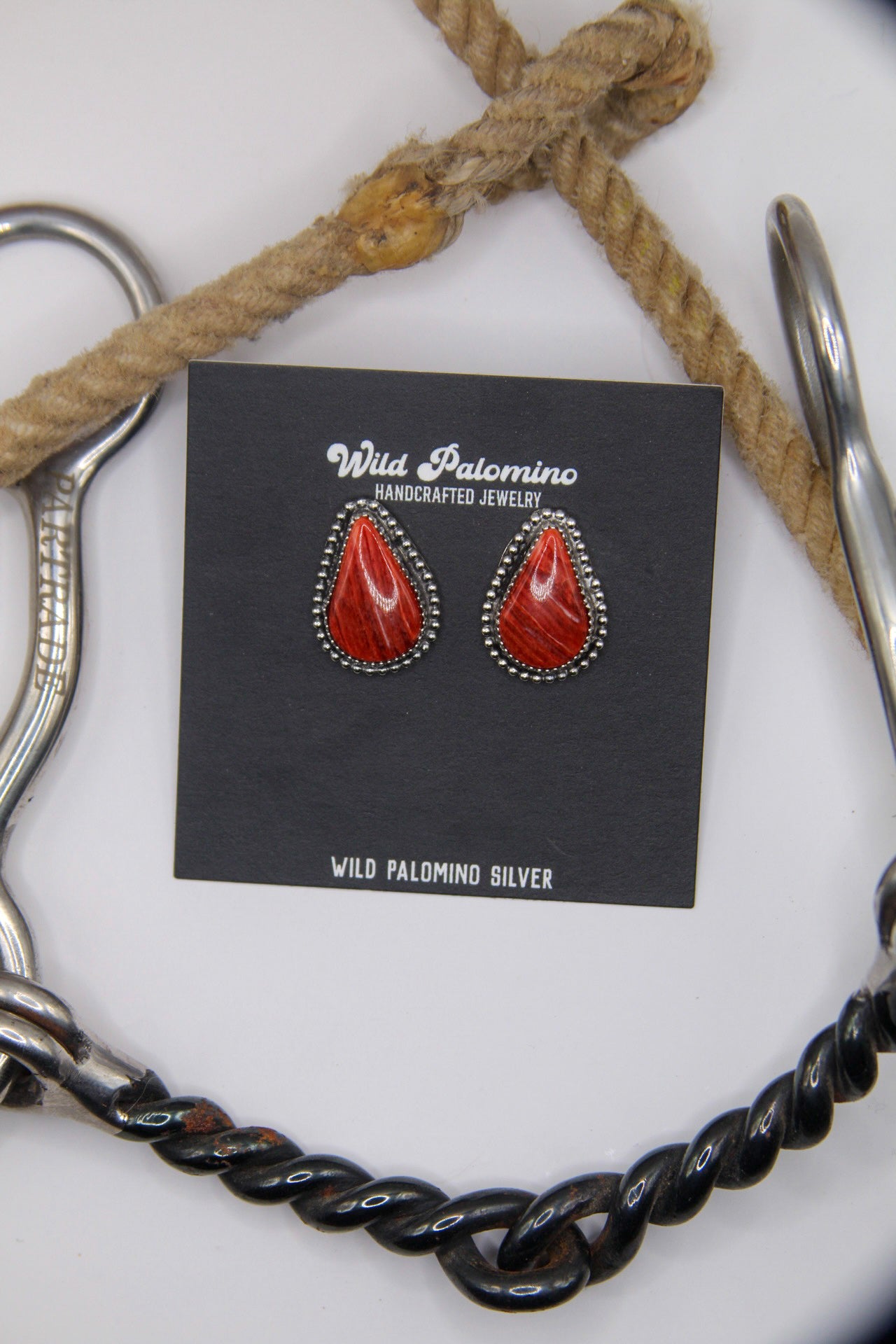 Red spiny studs