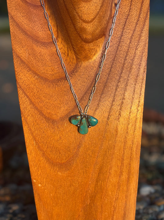 Sonoran 3 Stone Necklace - 15.5”
