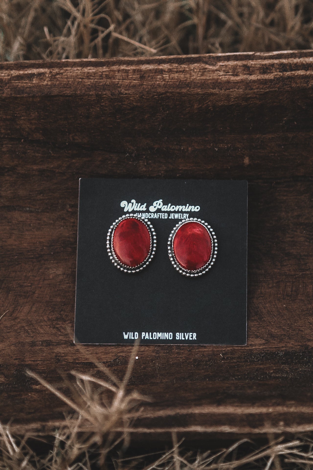 Red spiny studs