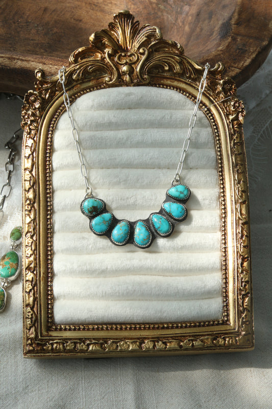 Sierra Bella 7 stone necklace on 18” chain