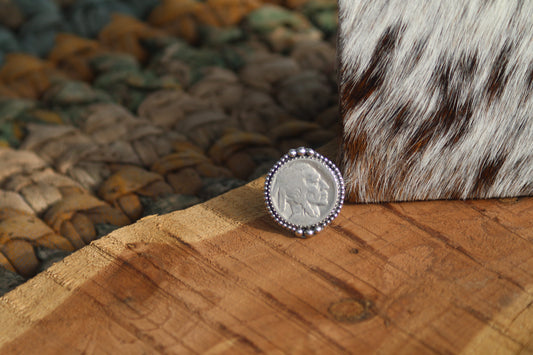 Indian Nickel Ring - Size 7.5