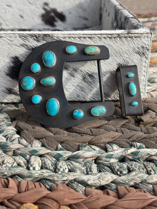 Turquoise Buckle and Keeper