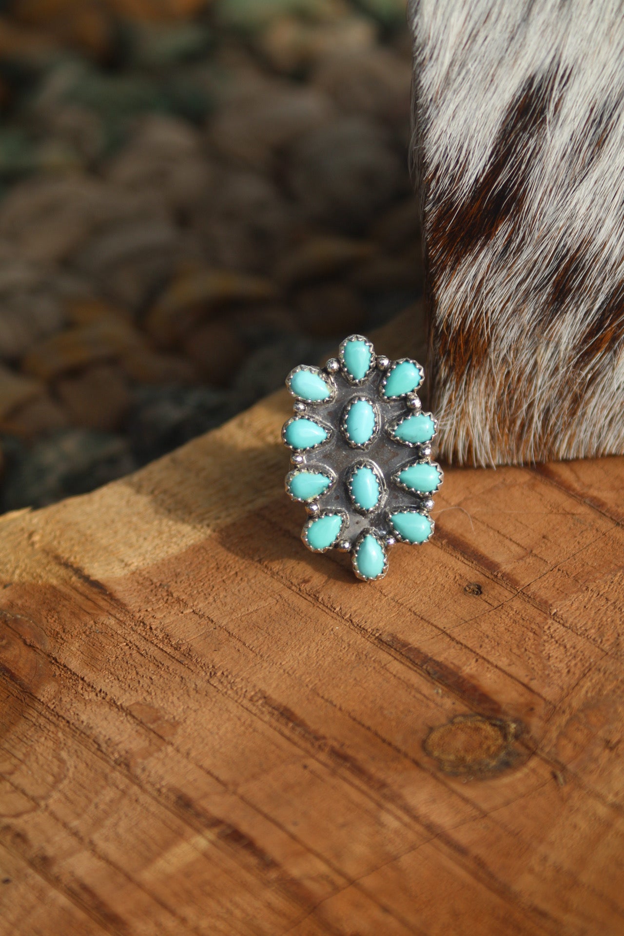 Whitewater Cluster Ring - Size 8