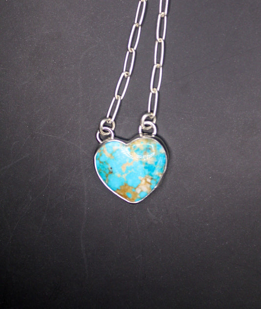 Turquoise heart necklace
